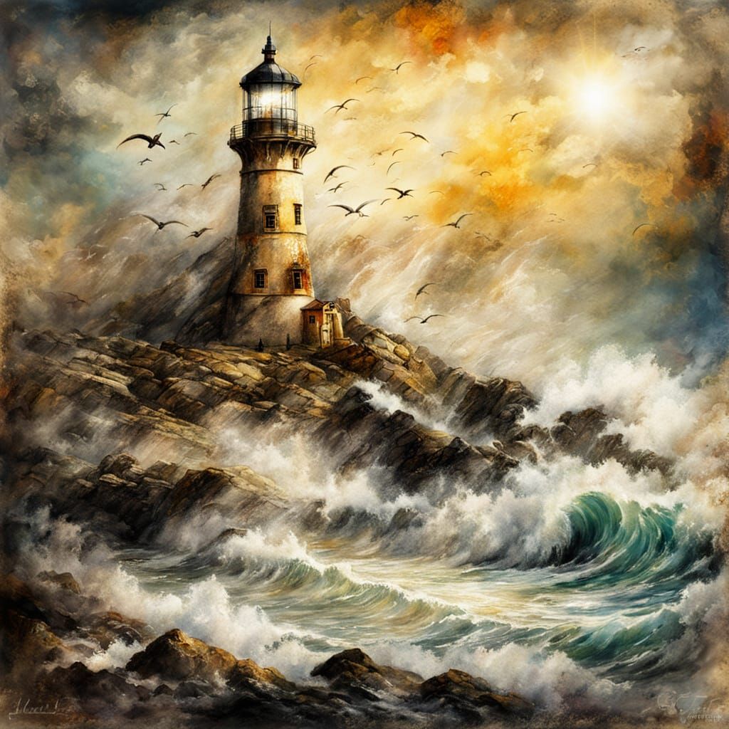 Lighthouse   by @Maximus_Creativus