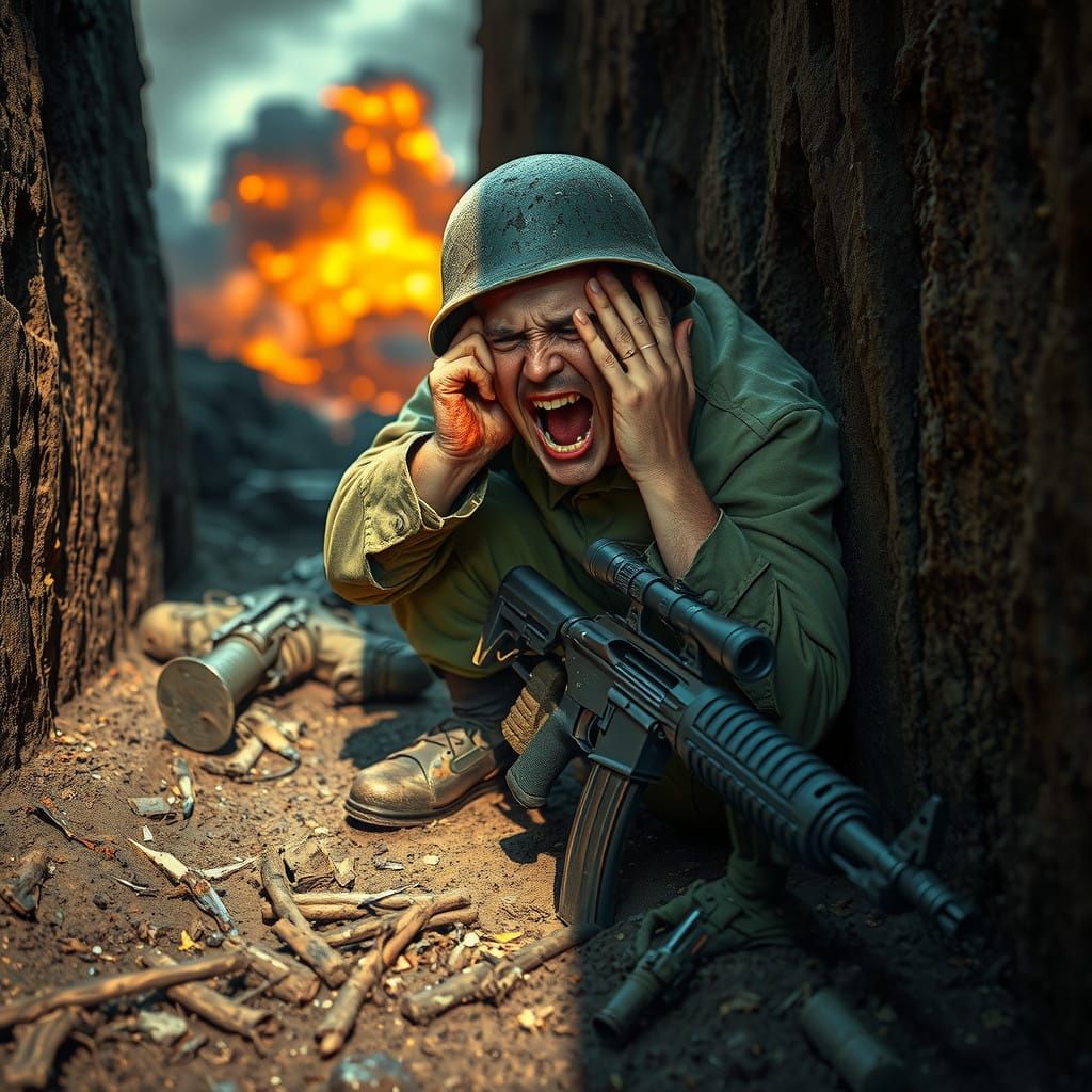 Horrors of War  by @Kingman
