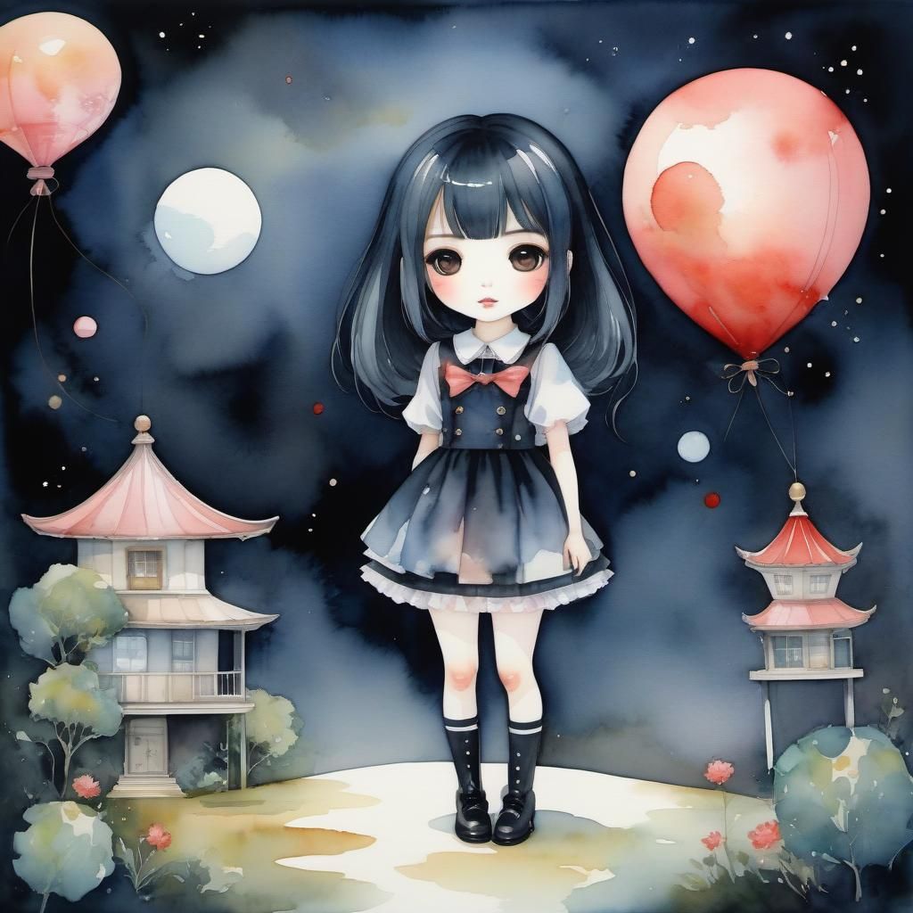 Dolls and Dreams. AI Generated Artwork NightCafe Creator