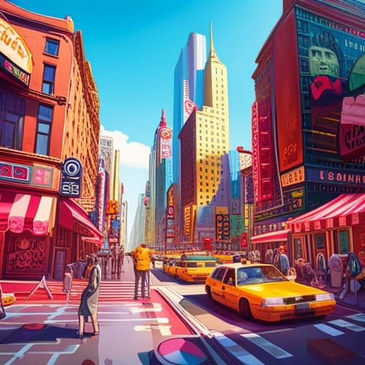 New York City Art - AI Generated Artwork - NightCafe Creator