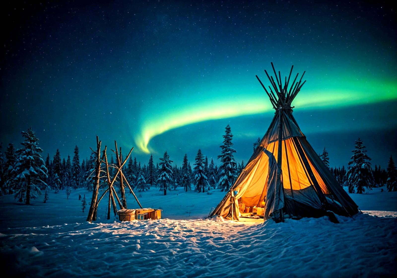 Inuit Winter Camp❄️🏕️✨   by @Tasha