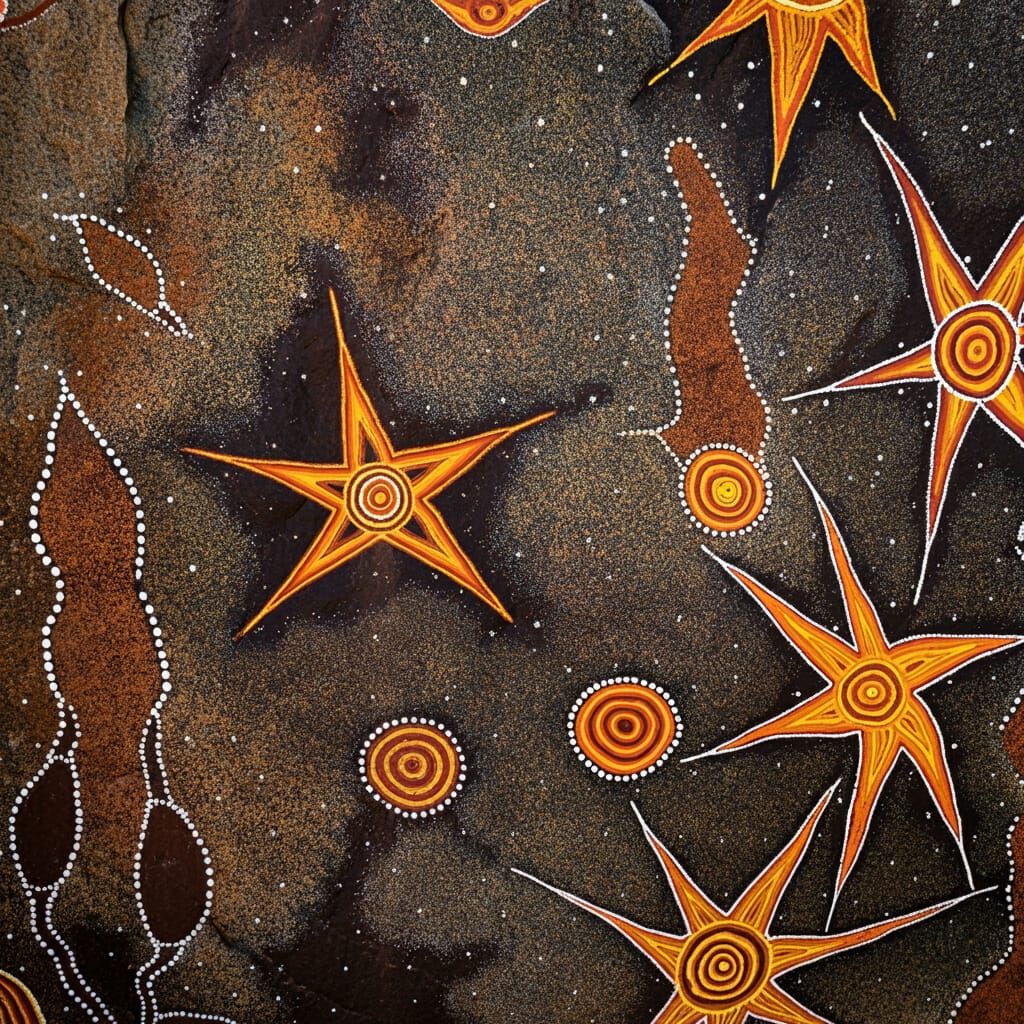 Cosmic Rock Painting