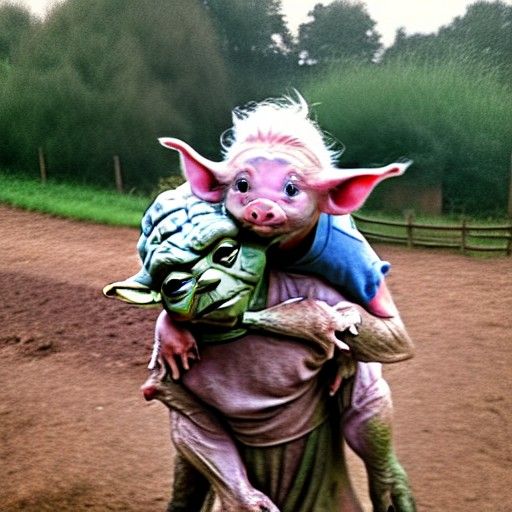 Yoda Piggyback Ride V7
