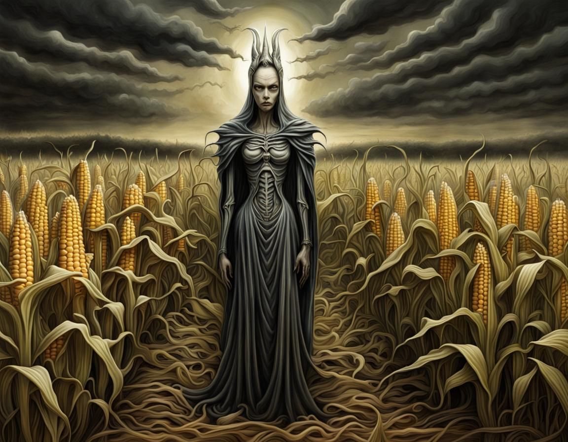 There's something in the corn field...