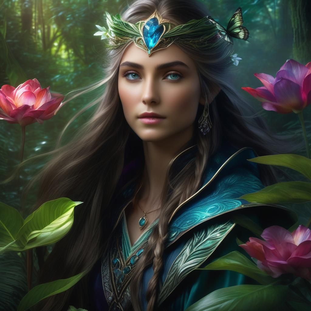 Elven mage - AI Generated Artwork - NightCafe Creator