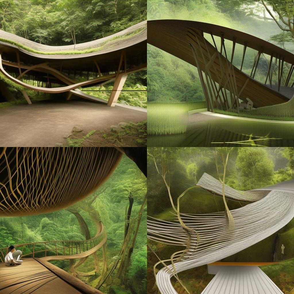 Concept: Living Root Bridge Pavilion
   Description: The pav...