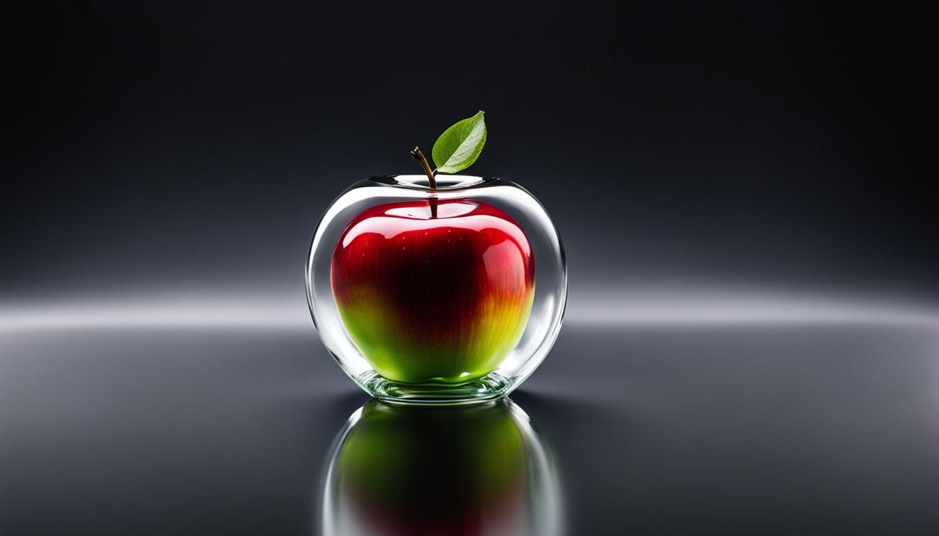 Glass Apple inside of a Glass Apple - AI Generated Artwork - NightCafe ...