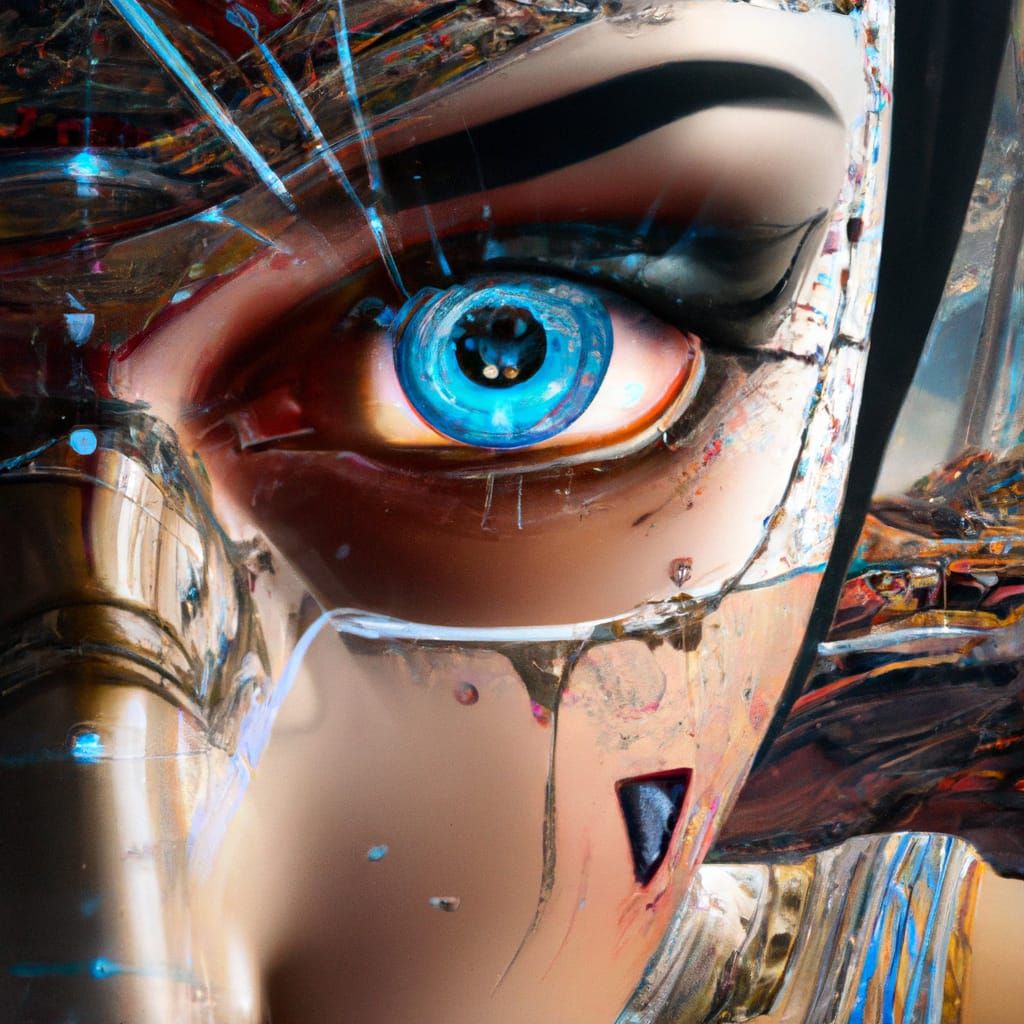 Third Eye Power: Hyperrealistic Acrylic Painting