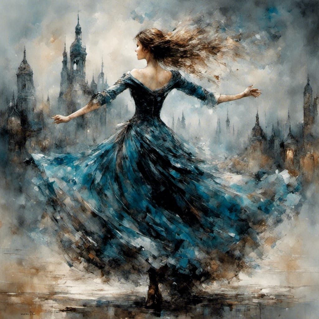 Burning Violin: A Dance of Love and Fire