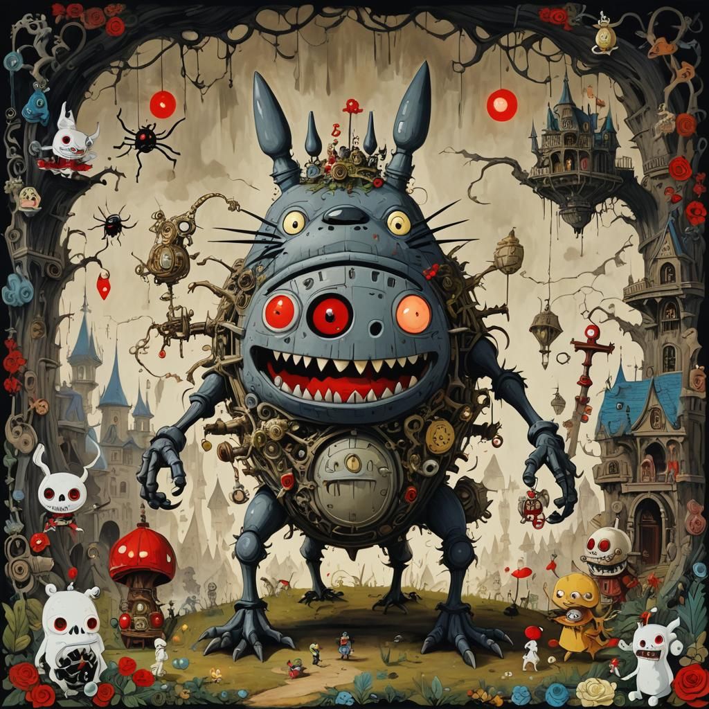 Howl's Moving Totoro. Created during my first week on Night ...