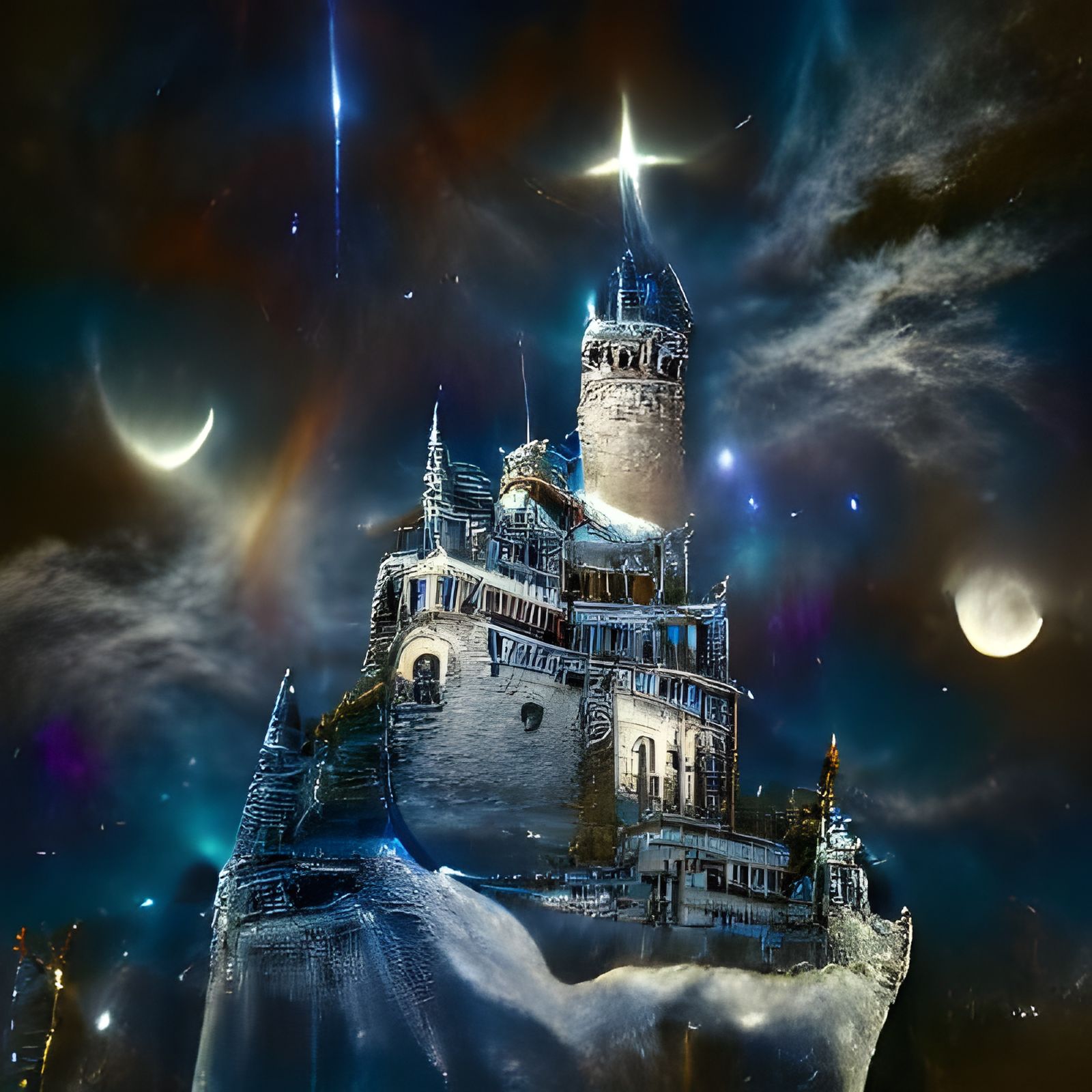 AI Art: Castle by @any