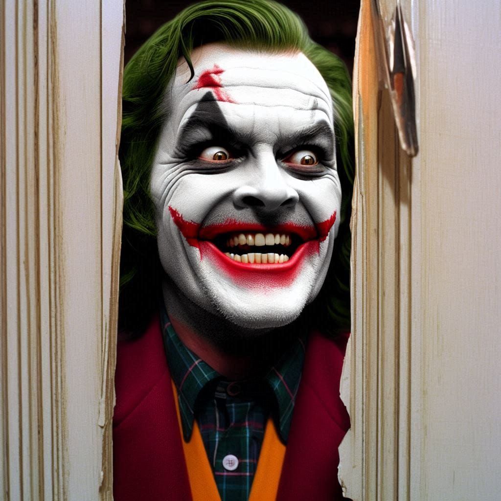 The Shining  - "Here's Joker!"