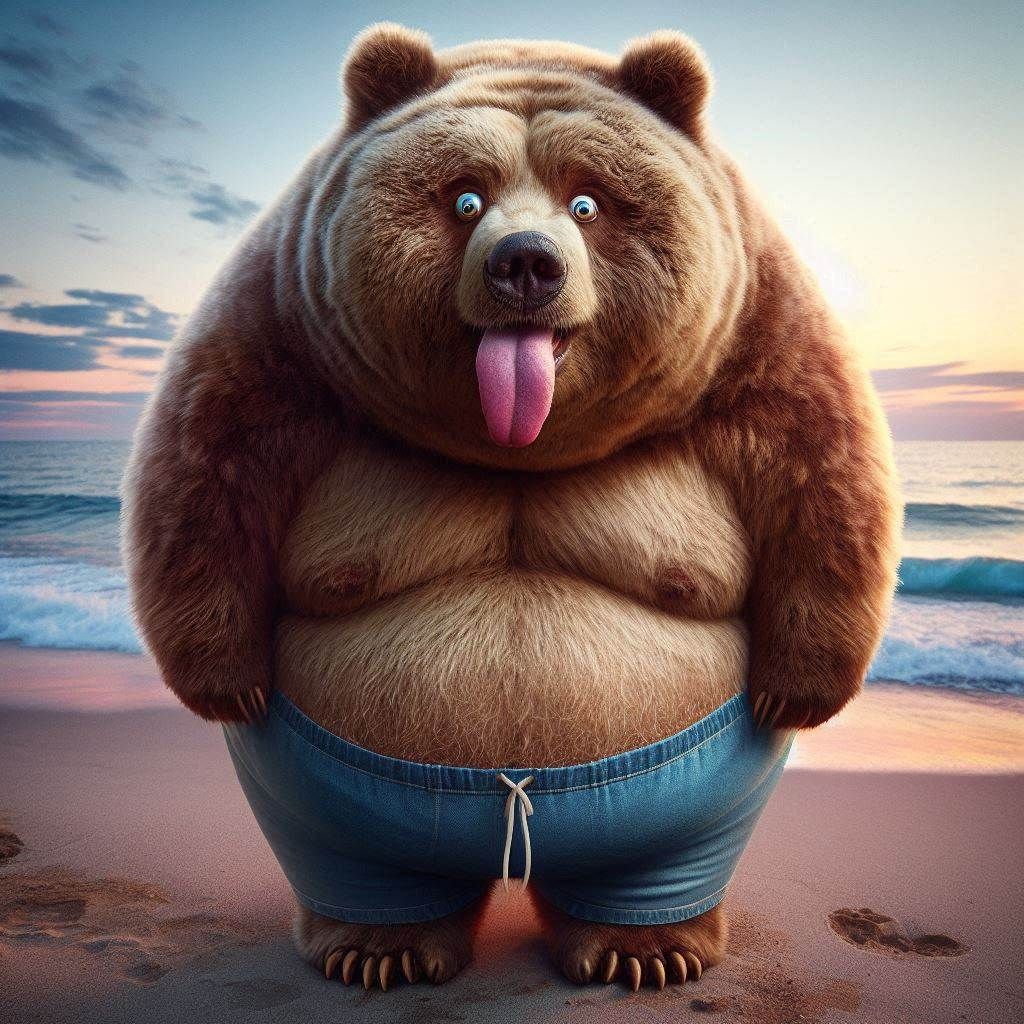 Happy Beach Bear