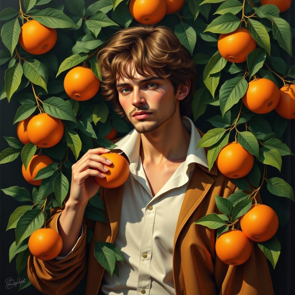  <lora:Orange:1.0> man/orange