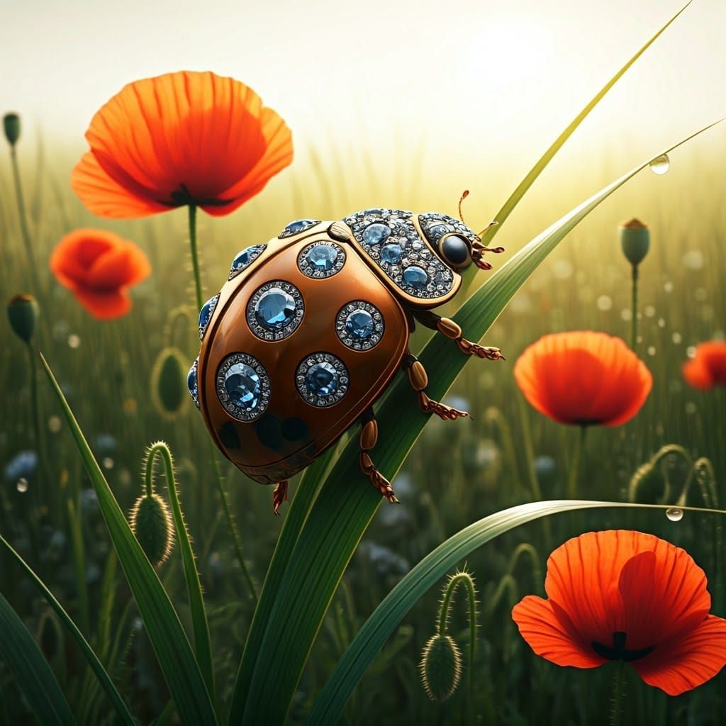 Ladybug Jewel  by @izz_y