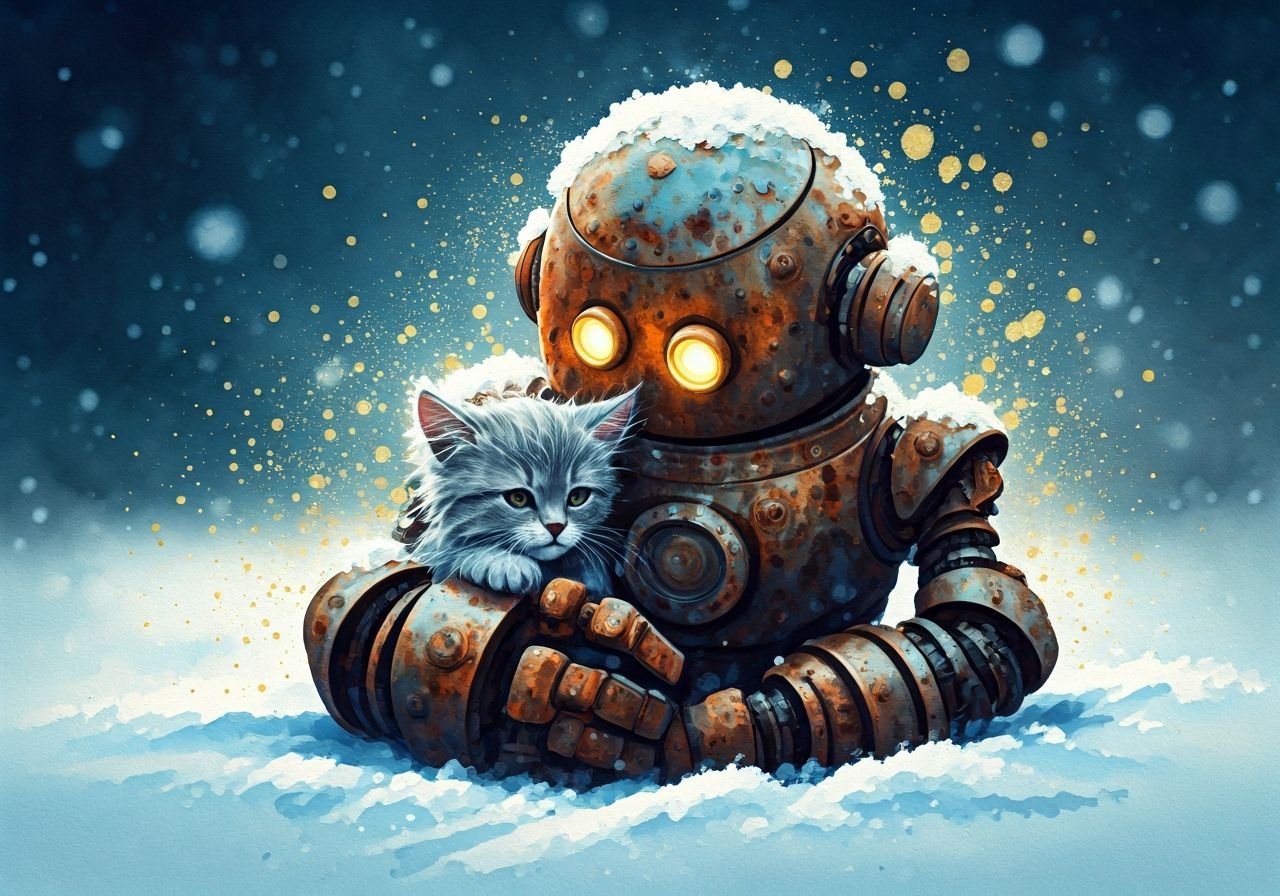 Sheltering!  Acts of Kindness Daily Challenge #1122: Nov 7, 2025  by @ArtMew94