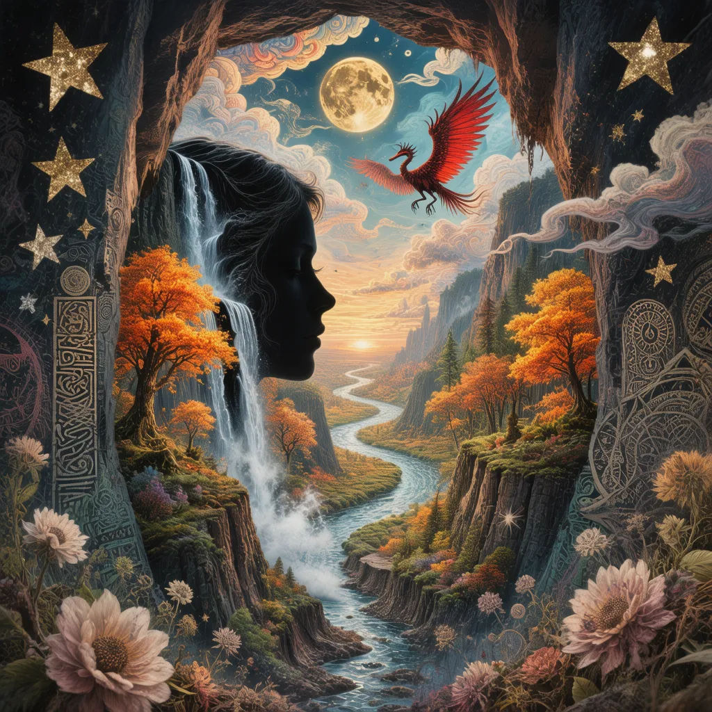 surrealistic portrait