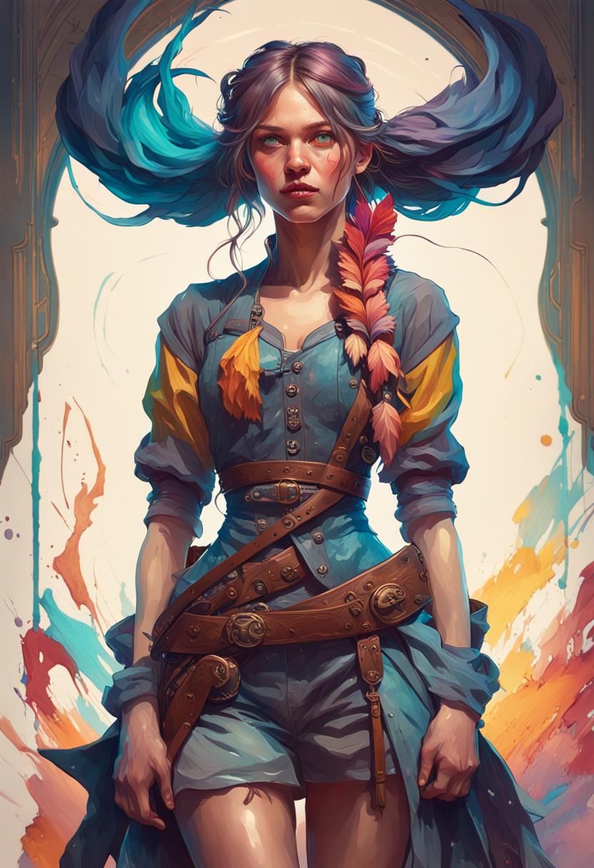 full body portrait, 8k resolution concept art portrait by Gr...