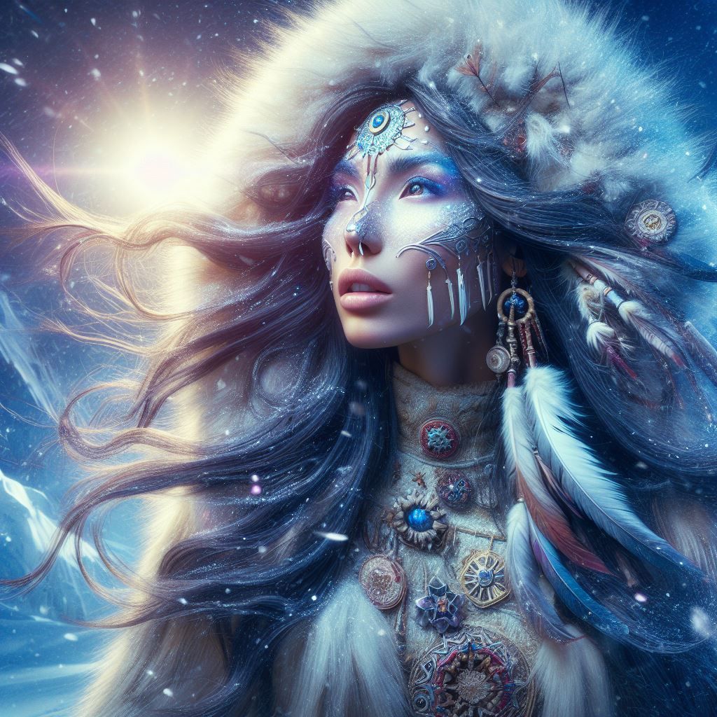 The Arctic Goddess - AI Generated Artwork - NightCafe Creator