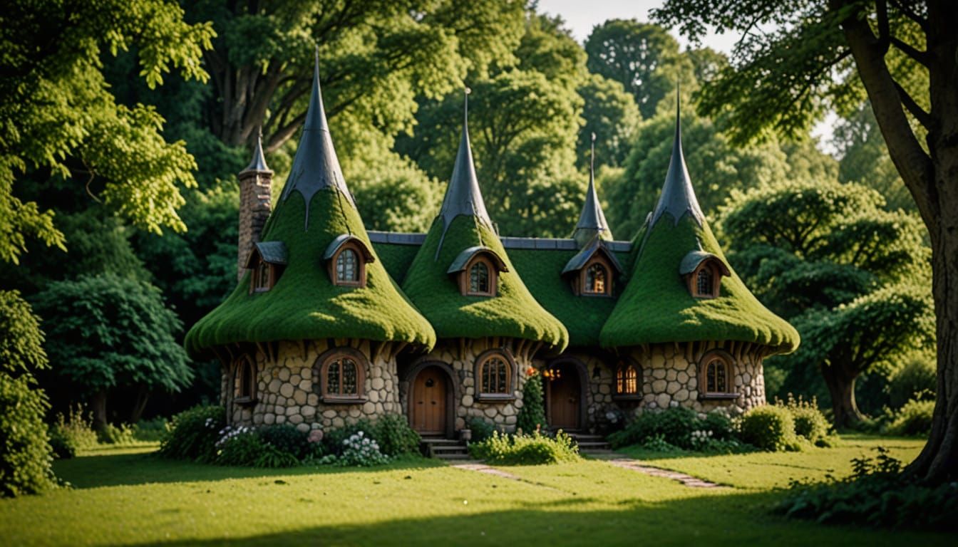 a pointy little cottage
