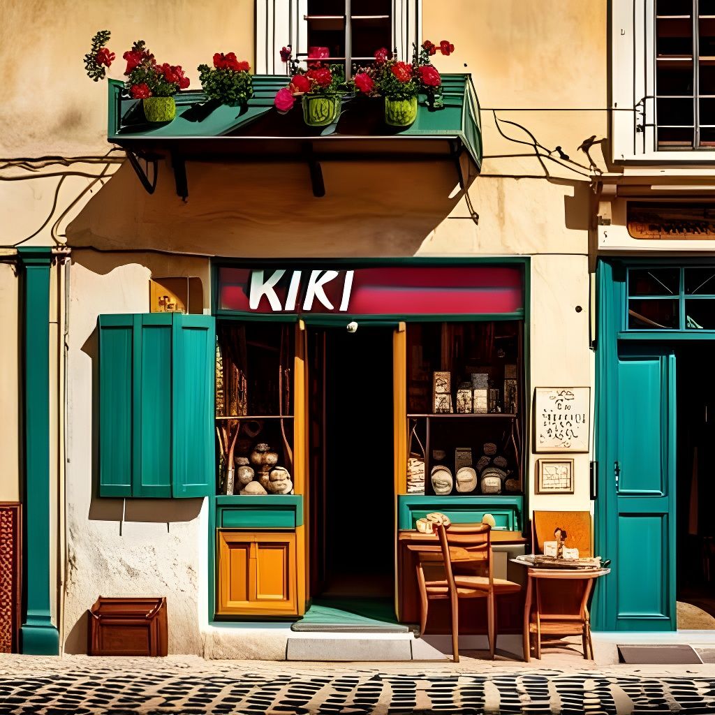 Kiki grocery, good food good mood  by @Kikifoufou