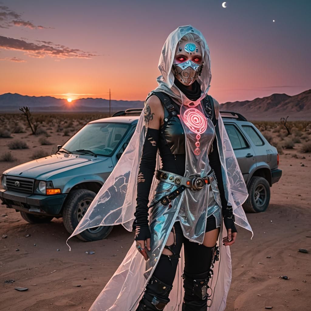 Full body portrait of Epic Beautiful Young Changling Wastela...