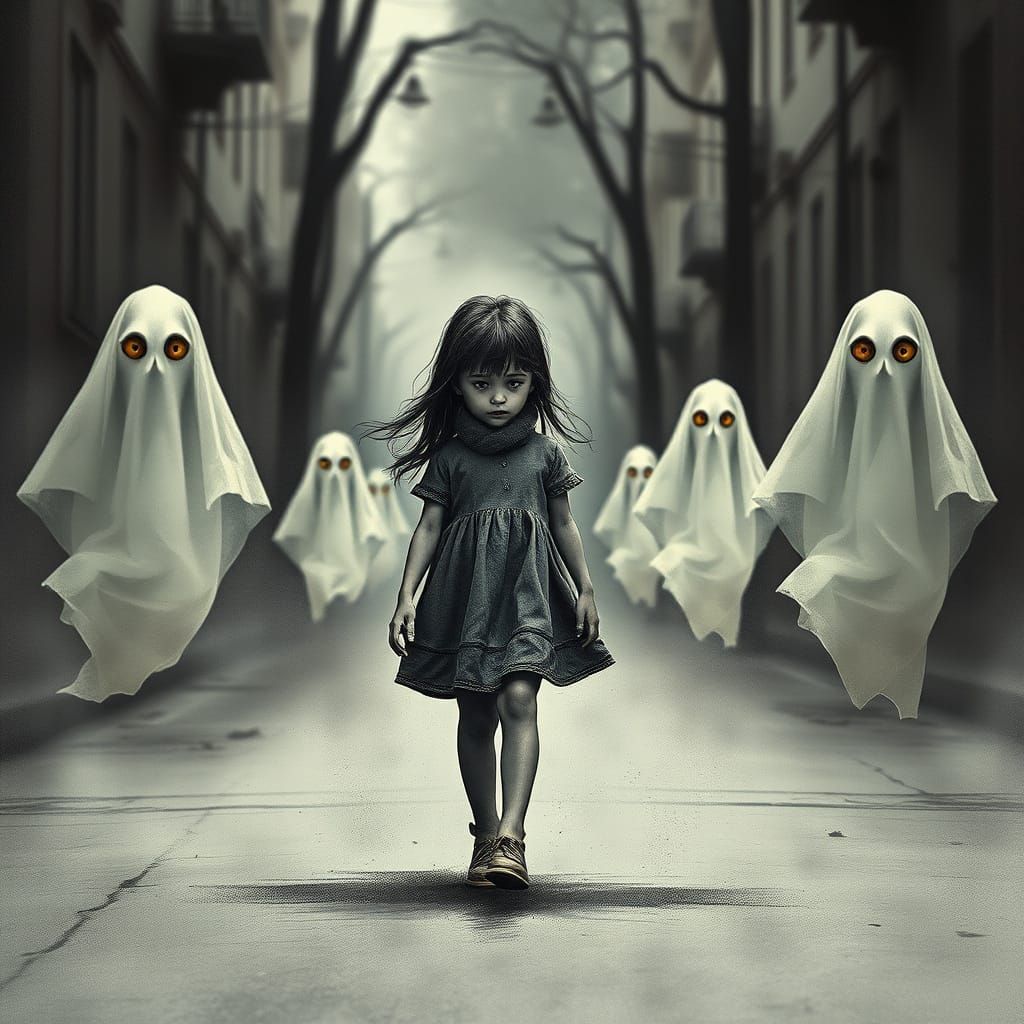 Sometimes people are scarier than ghosts.  by @Andre R