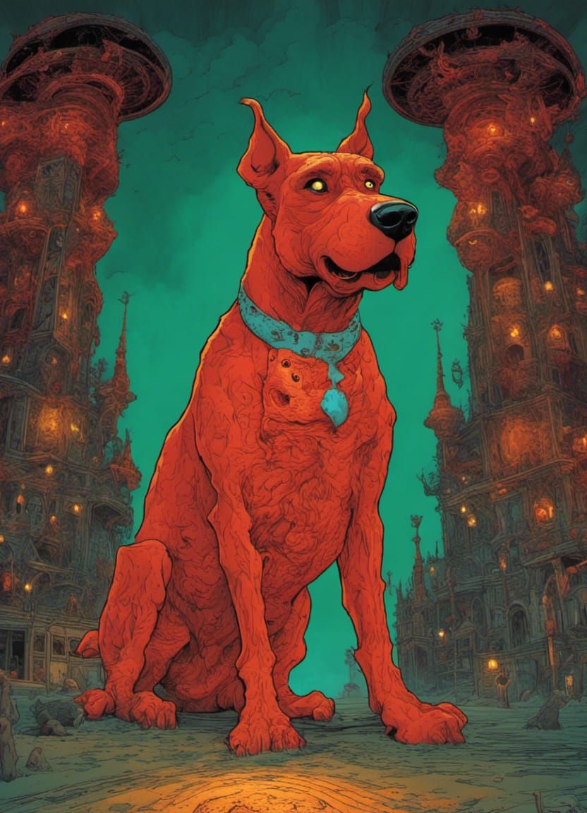 Cursed Scooby-Doo - AI Generated Artwork - NightCafe Creator