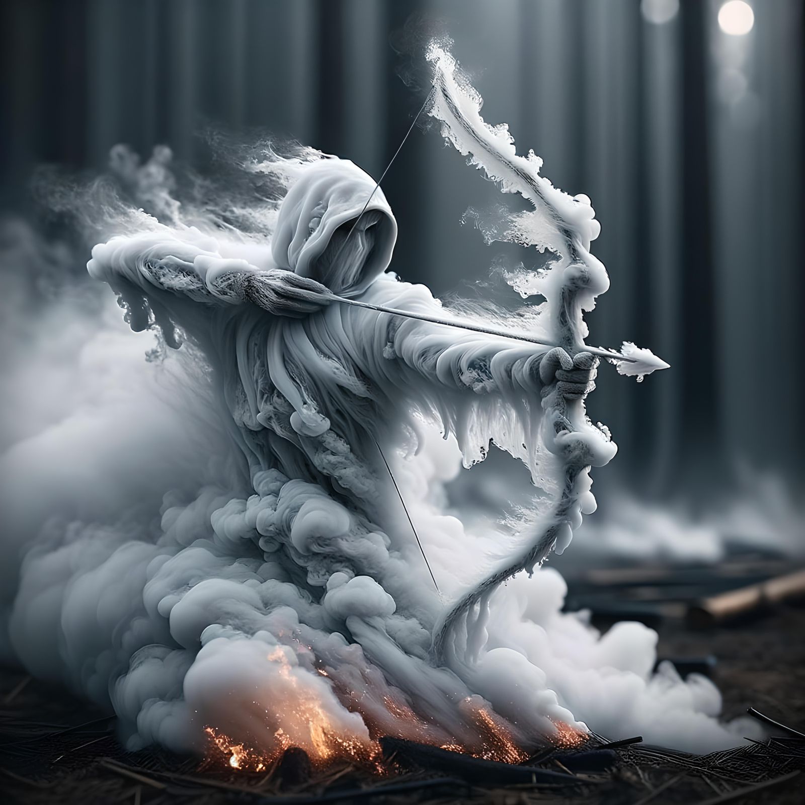 Smoke archer  by @Nicko