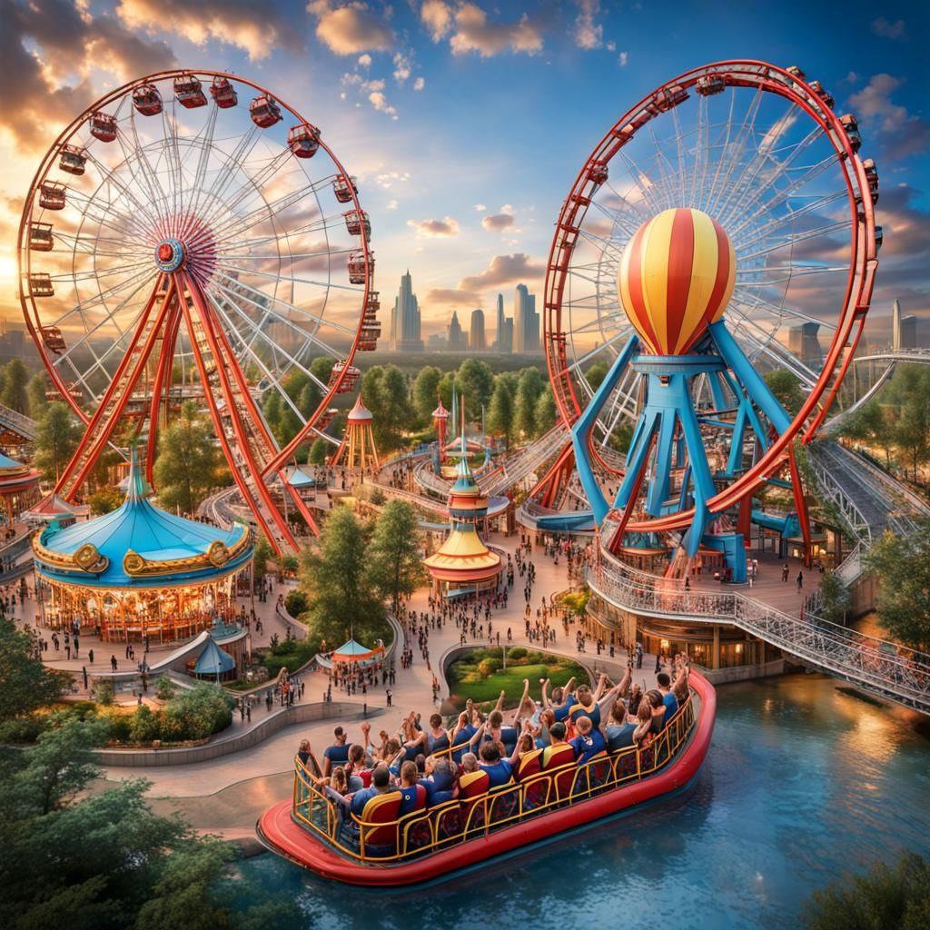 "Twisting, Twirling, Towering Thrills"  by @Mark_Loves_Coffee_