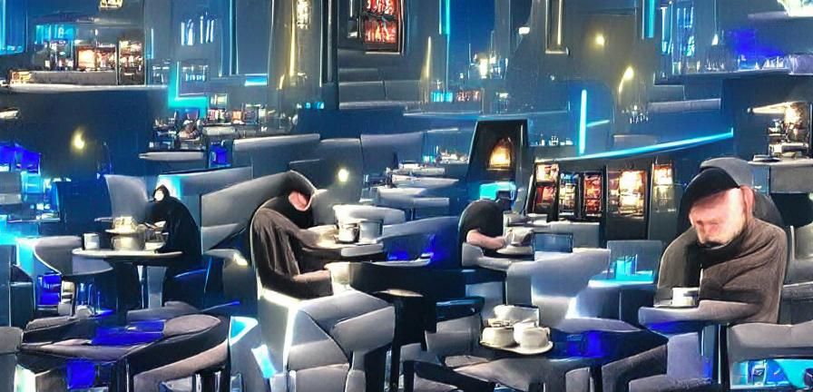 Man who has run out of credits on nightcafe 