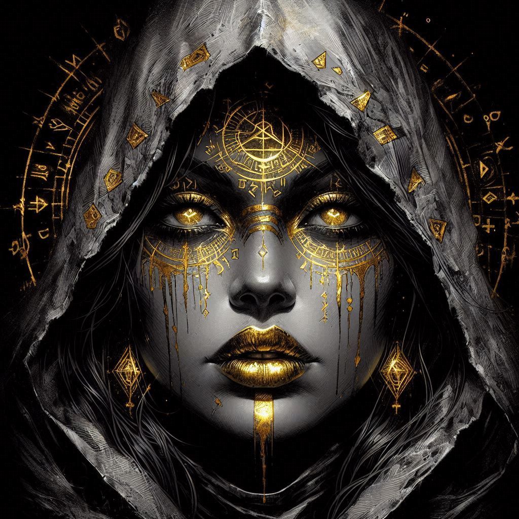 Runic Priestess portrait