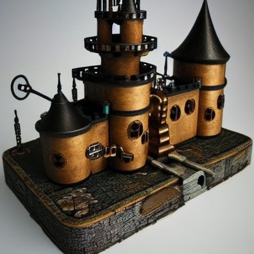 steampunk castle