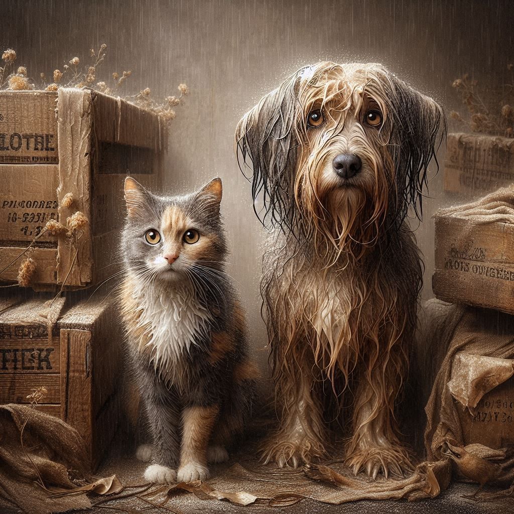 Can someone lend us a towel to dry ourselves? 😜🐶😁😸