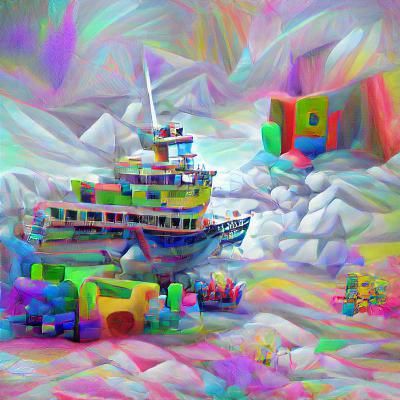 8K 3D 8k resolution abstract ambient occlusion child's drawi...