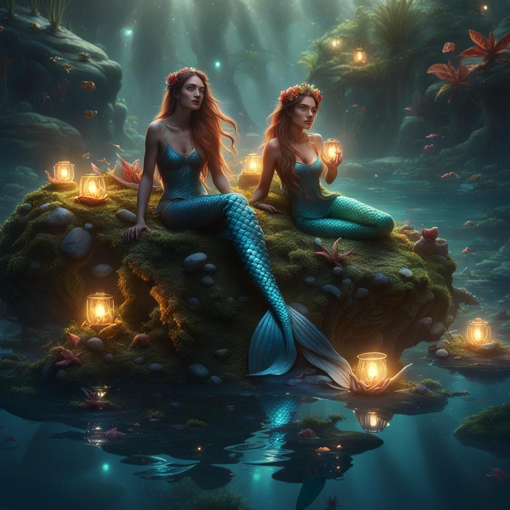 Mesmerizing Mermaids Ai Generated Artwork Nightcafe Creator