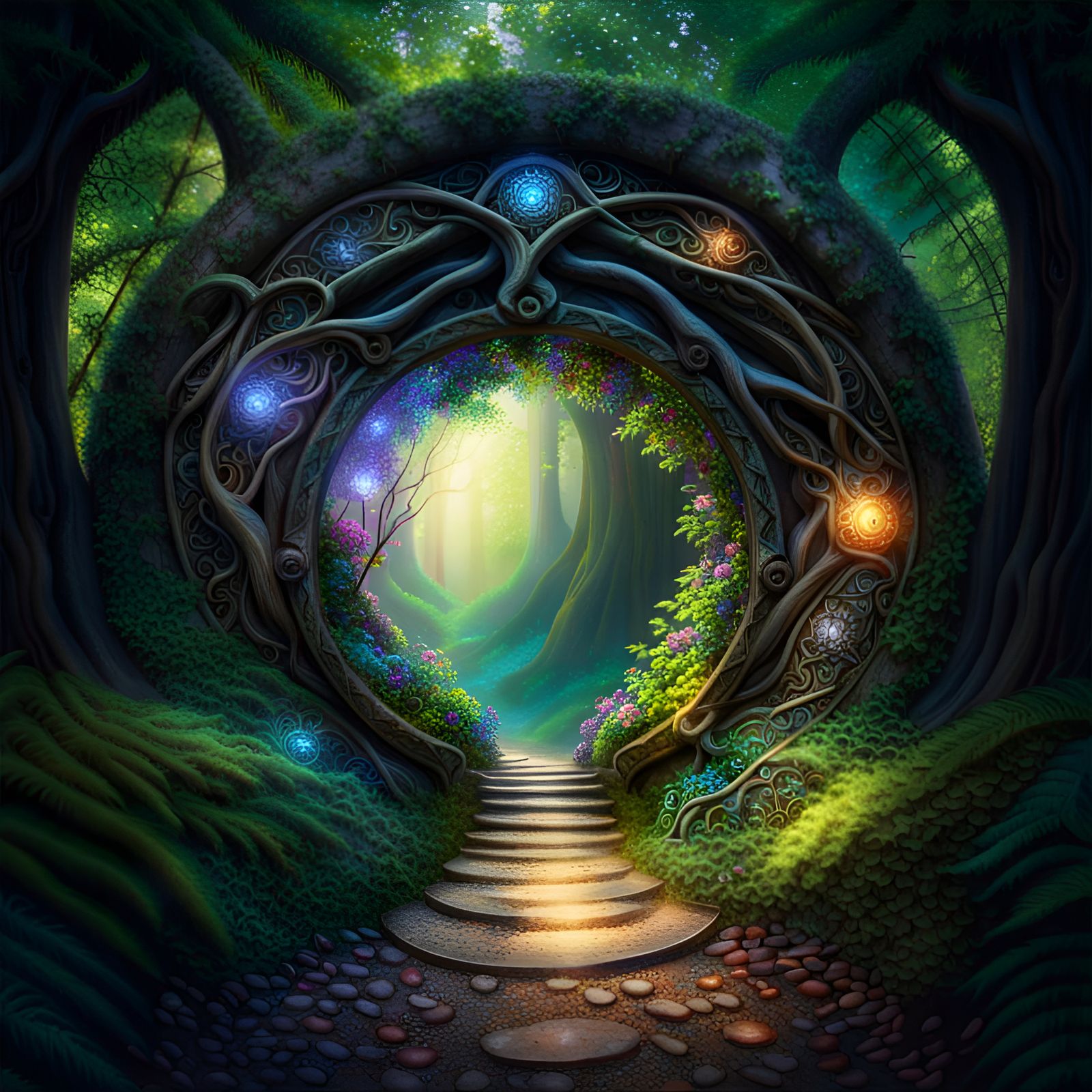 Faerie Portal - AI Generated Artwork - NightCafe Creator