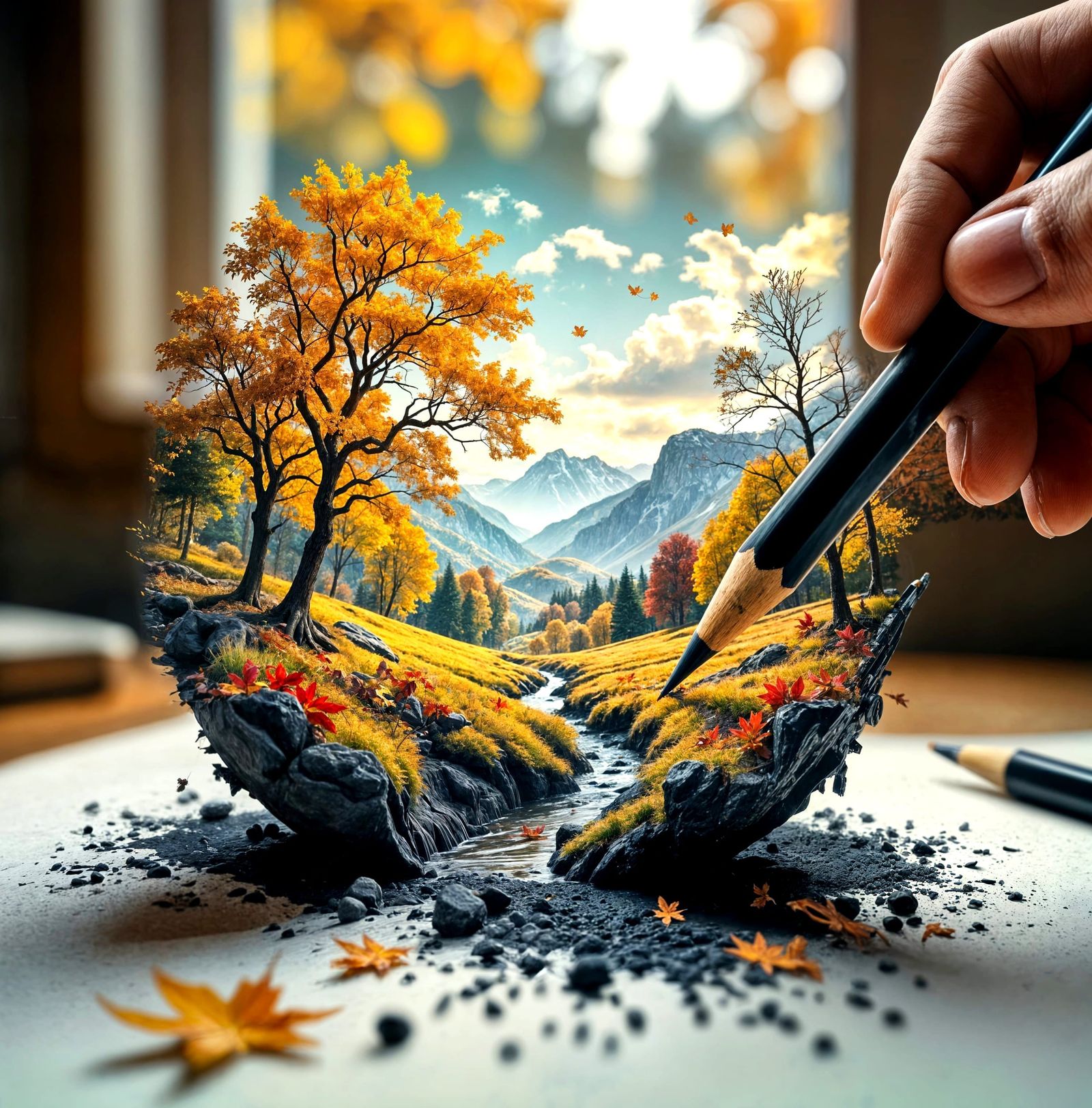 🍂Creation of Nature's Autumnal Serenity🍂  by @Lina Poe