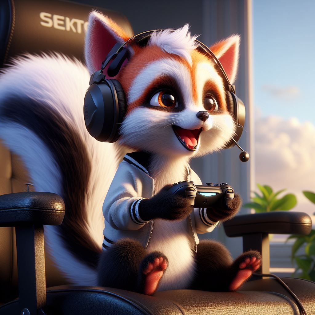 Gaming Skunk-Fox