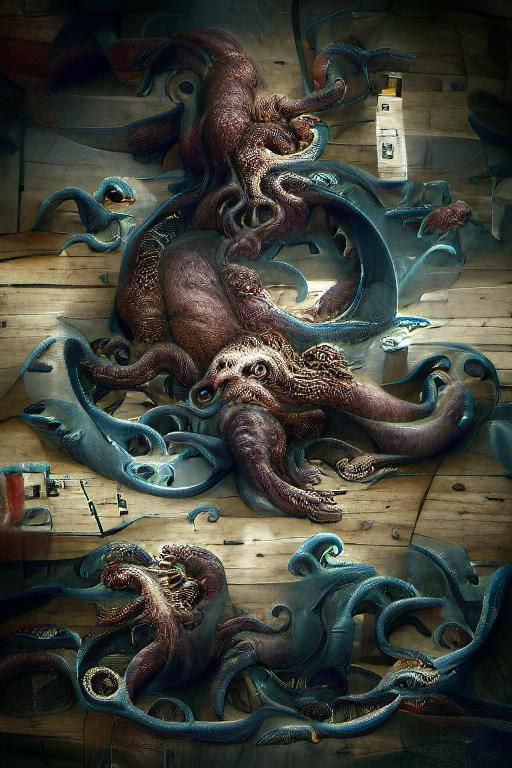 Kraken M3 - AI Generated Artwork - NightCafe Creator