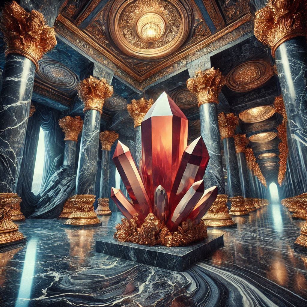 Fantasy Ruby Crystal