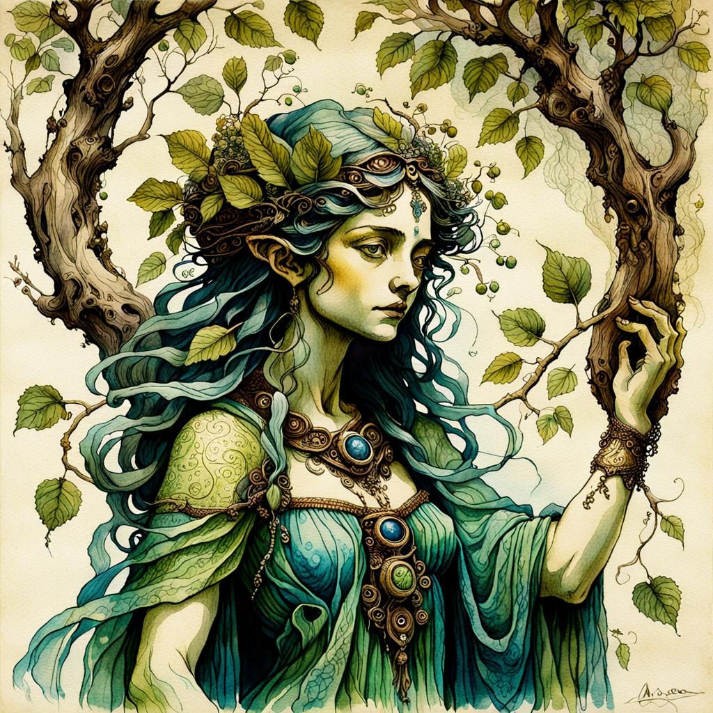 Morea is the name of another female dryad that lives on mulb...