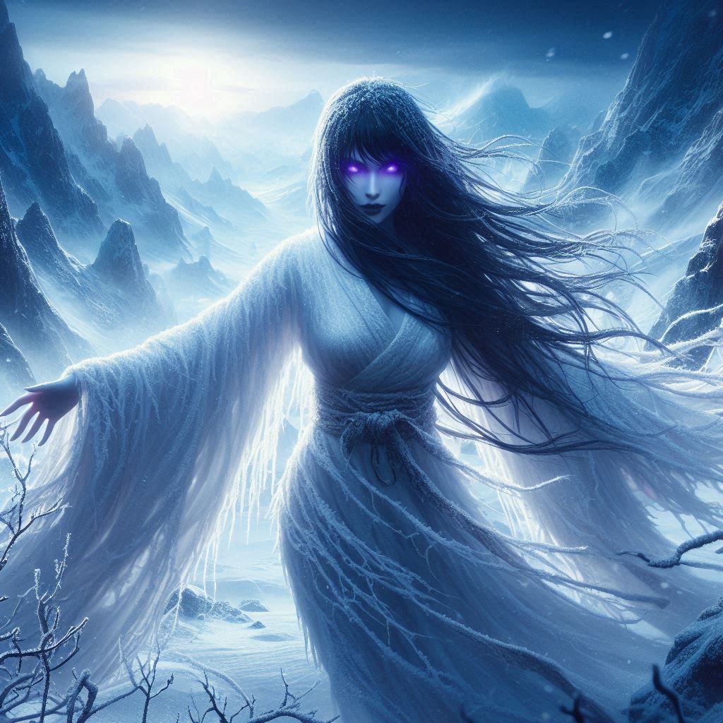 Yuki-onna - Japanese Ice Spirit