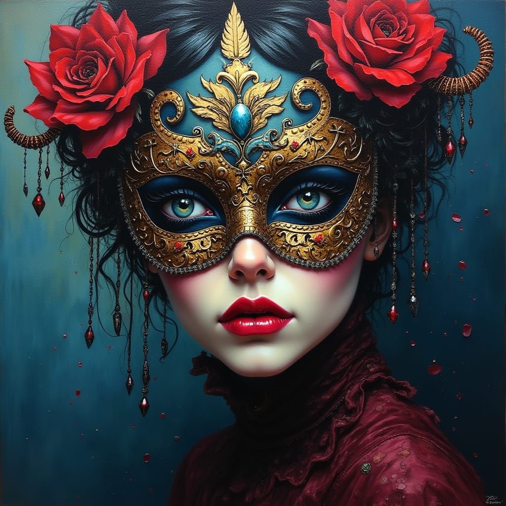 Ornate Mask  by @Telina         