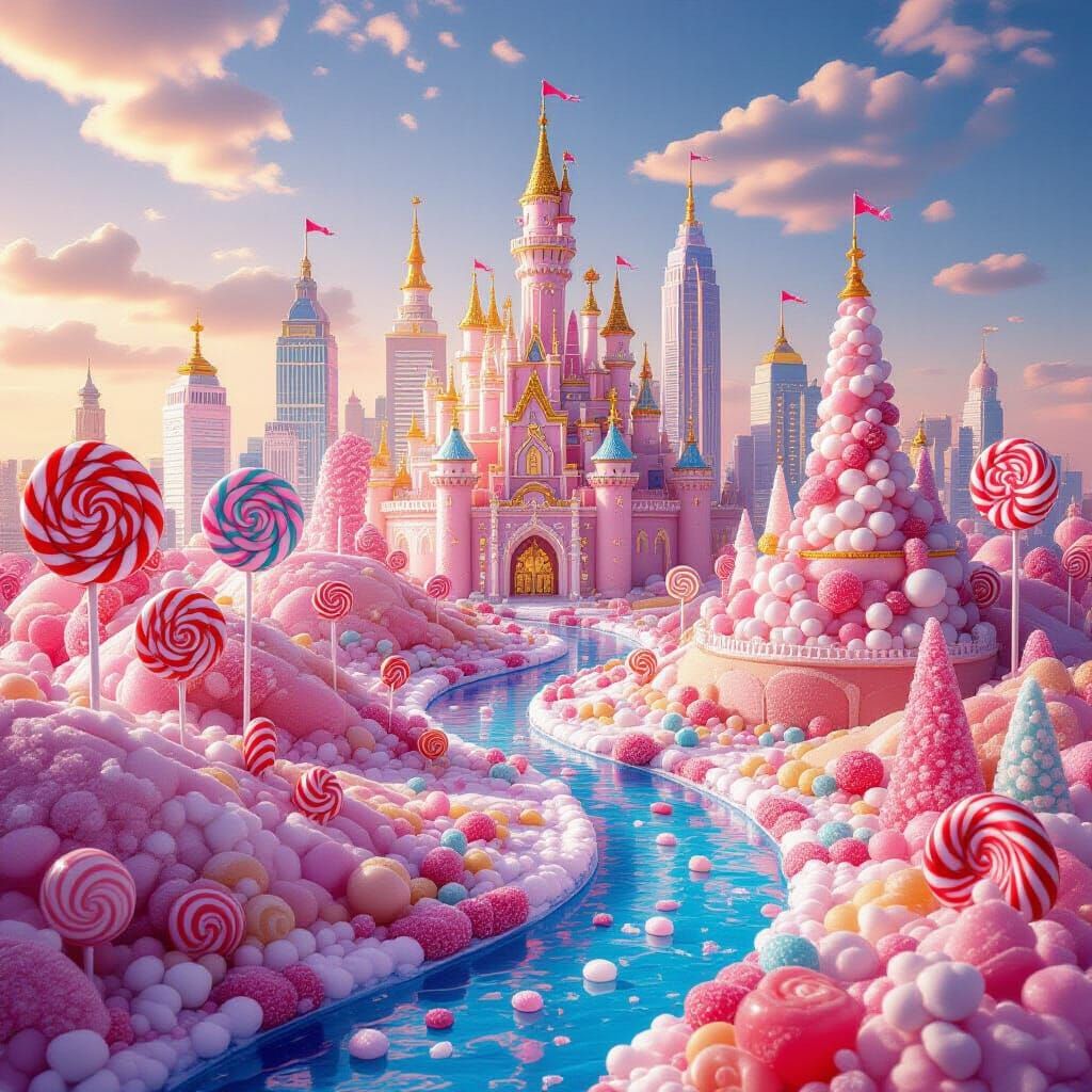 Castle of Candy Land  by @Mad Piece Maker