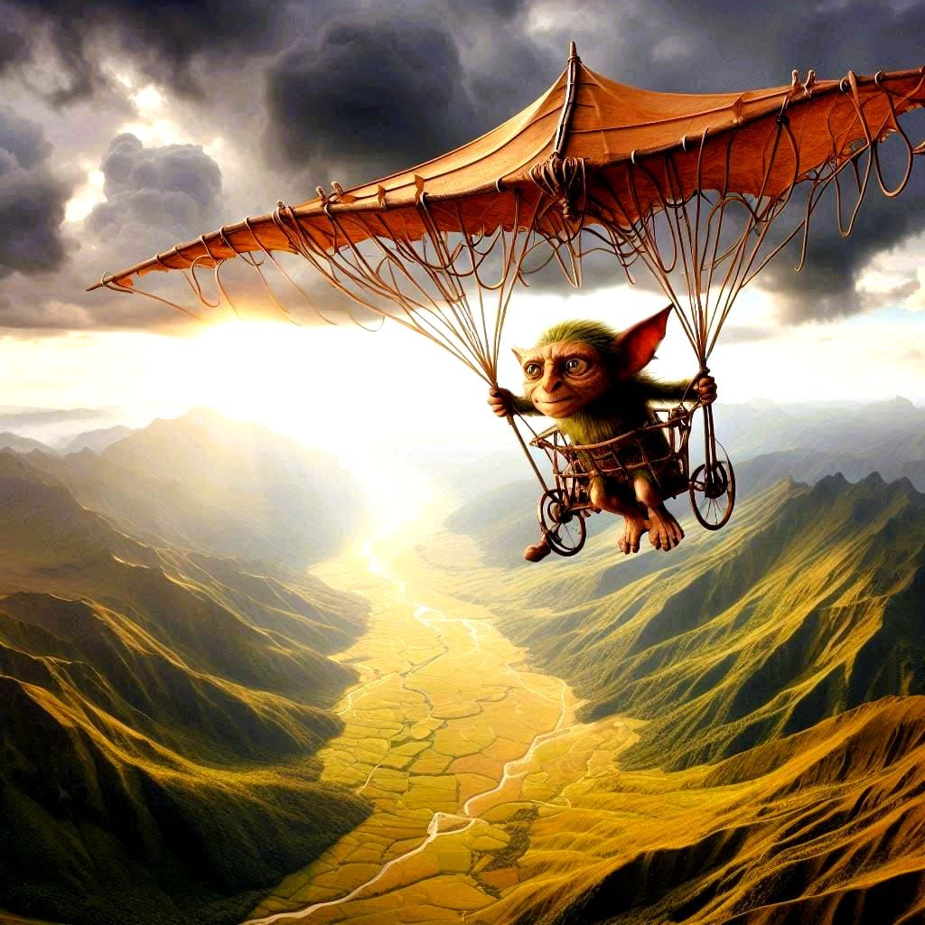 flying goblin - yesss, he can!