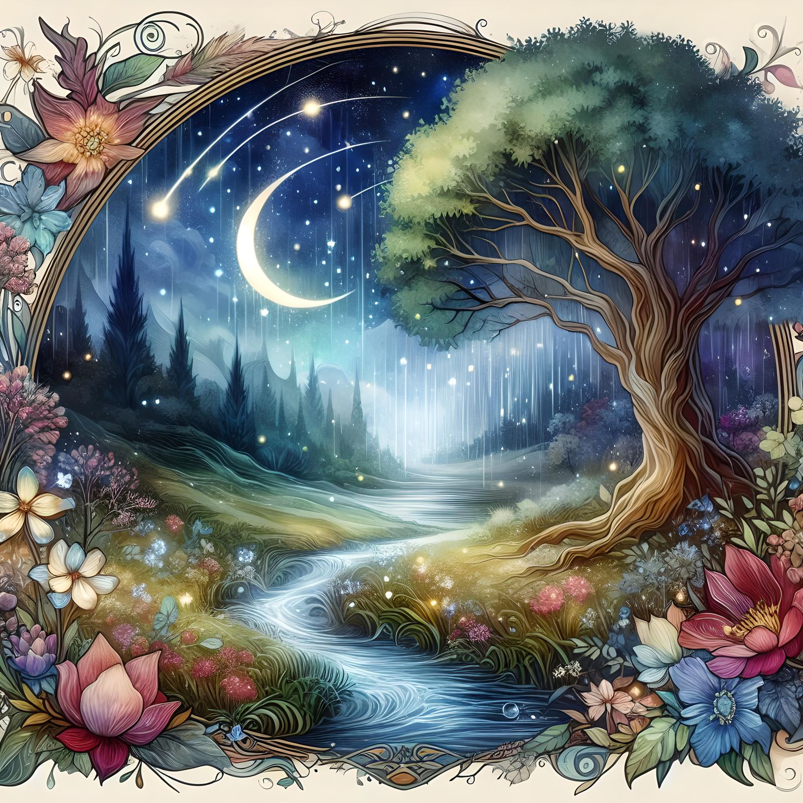 magic landscape animation