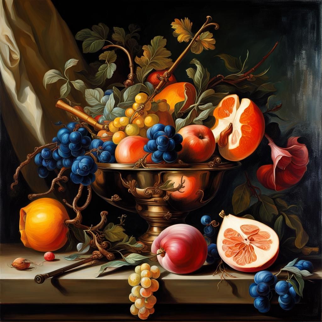 Still life with fruits  by @HC