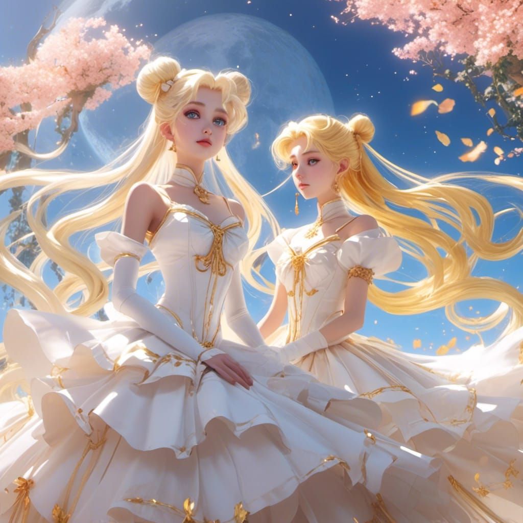 <lora:Animation:1.0> (triumvirate) Princess Serenity, Sailor...