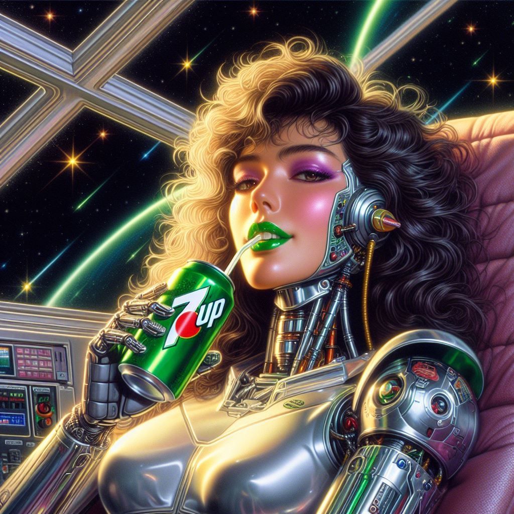 hajime sorayama retro 80s sci-fi futurism cyberpunk space ro...